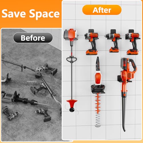 Wall Mounted Weed Wacker Hanger