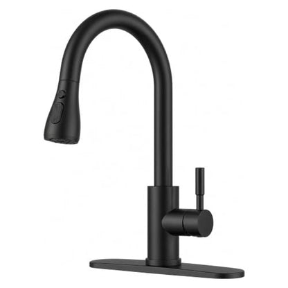 Commercial Kitchen Faucet with Pull Down Sprayer
