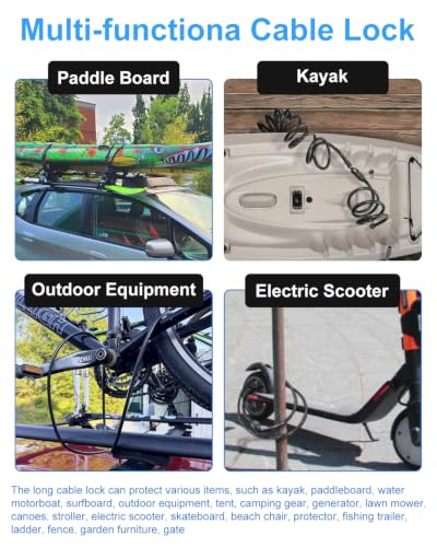 Weatherproof Long Straight Bike Lock
