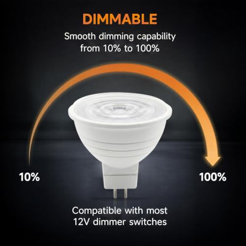 MR16 LED Bulb Dimmable GU5.3 12V 2700K Warm White