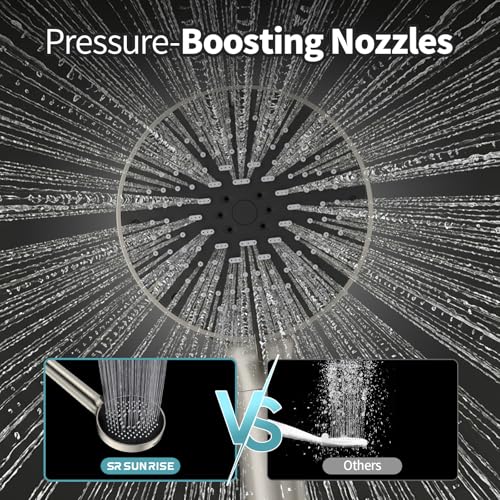 High Pressure Filtered Handheld Shower Head 9 Spray