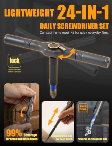 Magnetic Ratcheting Screwdriver Set