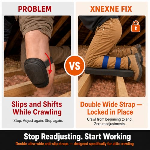 Attic Crawling Knee Pads