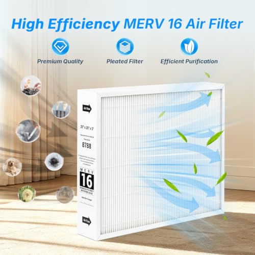 20x26x5 MERV 16 Replacement for Lennox X8788 100908
