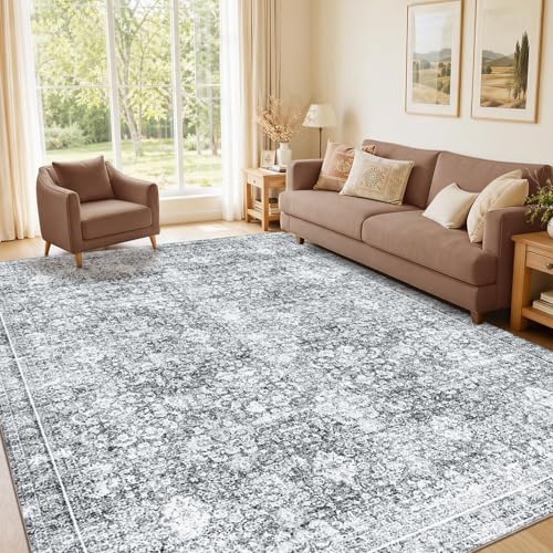 6x9 Area Rugs (Light Grey / 6' x 9' (Rectangular))