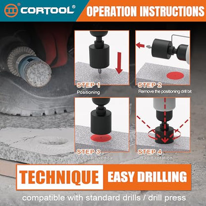 Diamond Hole Saw Bits with Pilot Drill Bit