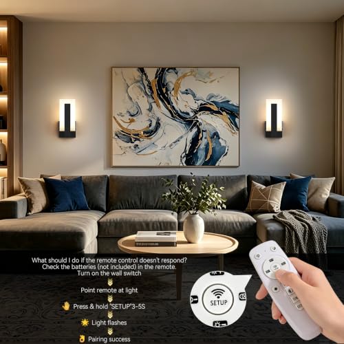 Modern LED Wall Sconces Set of 2