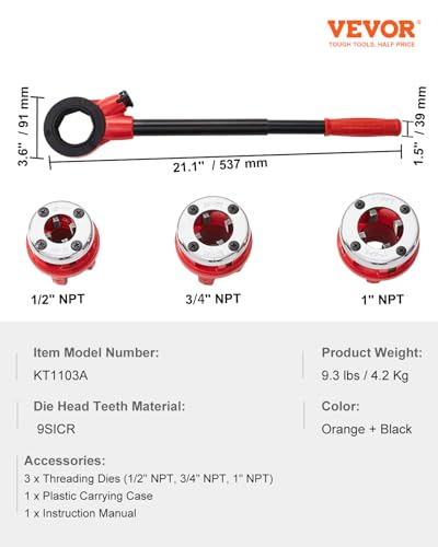 Ratchet Pipe Threader Kit