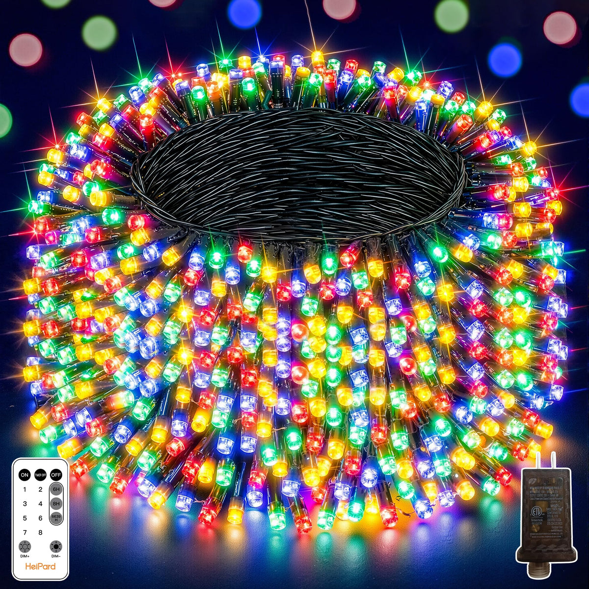 500 LED Christmas Lights Outdoor (Multicolor / 500 LED)