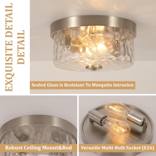 Mid Century Modern Flush Mount Ceiling Light