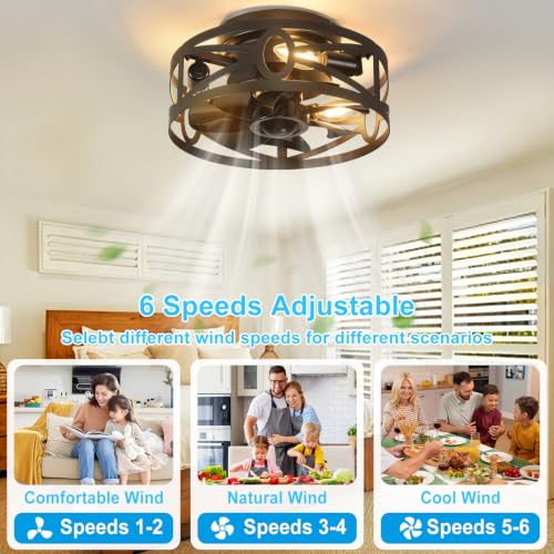 Flush Mount Ceiling Fan