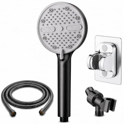 High Pressure Shower Head (Black)