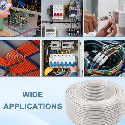 THHN Wire 6 Gauge 100FT (White / 6 Gauge 100FT)