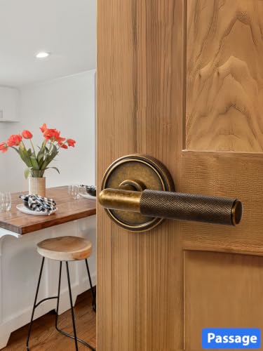 Knurled Door Lever