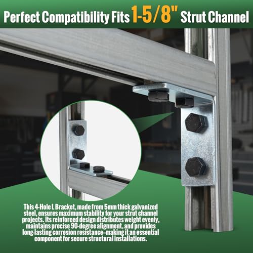 10 Pack 4 Hole L Bracket (4-Hole 10 Packs)