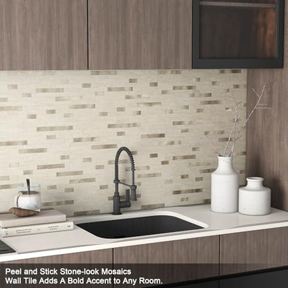 Marble Peel and Stick Backsplash Stick Tiles Subway