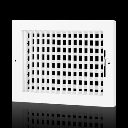 10x8 Adjustable Air Supply Grille Fit 10x8 Duct (10"Wx8"H)