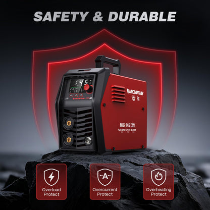 MIG145 Pro Flux Core MIG Welder 145A 120V 3