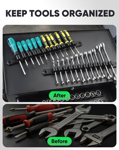 Magnetic Screwdriver Organizer 12 (Black)