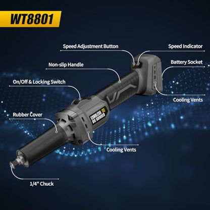 Die Grinder Cordless Die Grinder with 1
