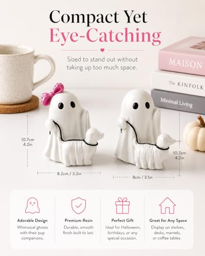Halloween Ghost Walking Dog Figurines (Ghost Walking Dog)