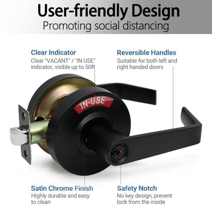 Privacy Indicator Lock and Lever