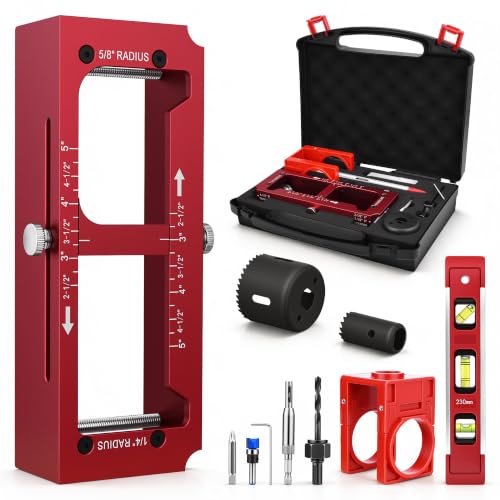 Door Hinge Jig Kit with Lock Installation