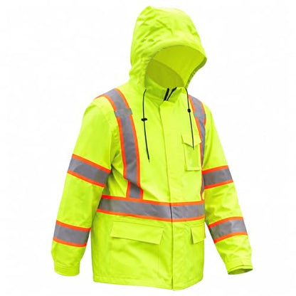 High Visibility Reflective Rain Jacket