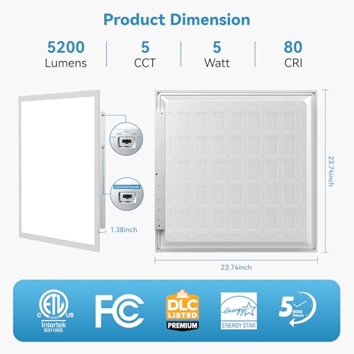 2x2 LED Flat Panel Light