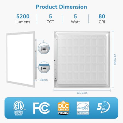 2x2 LED Flat Panel Light