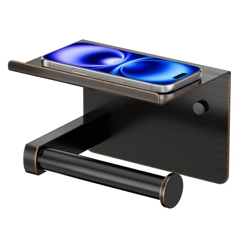 Toilet Paper Holder with Shelf