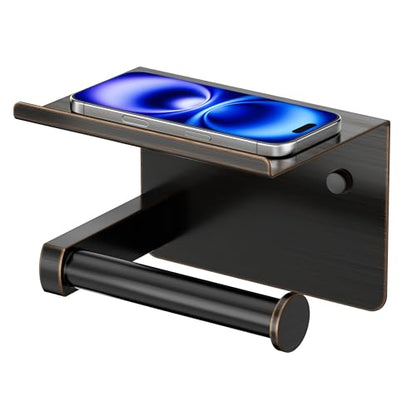 Toilet Paper Holder with Shelf