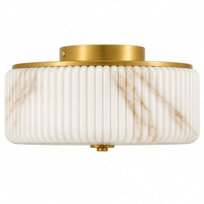 Milk Glass Ceiling Light
