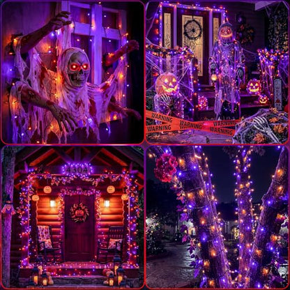 Orange Purple Halloween Lights