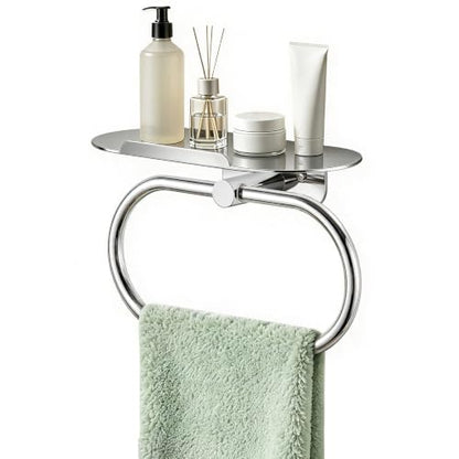 Hand Towel Holder with Shelf