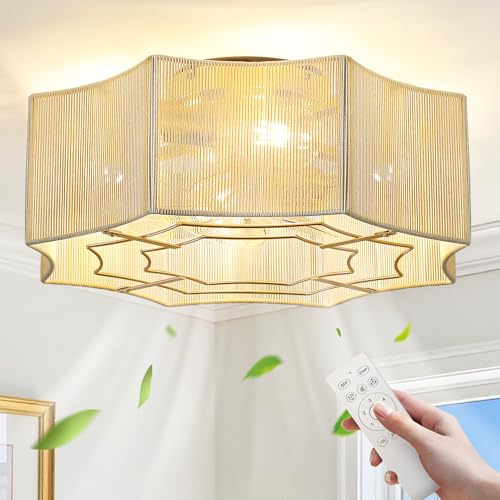 Boho Ceiling Fans with Lights