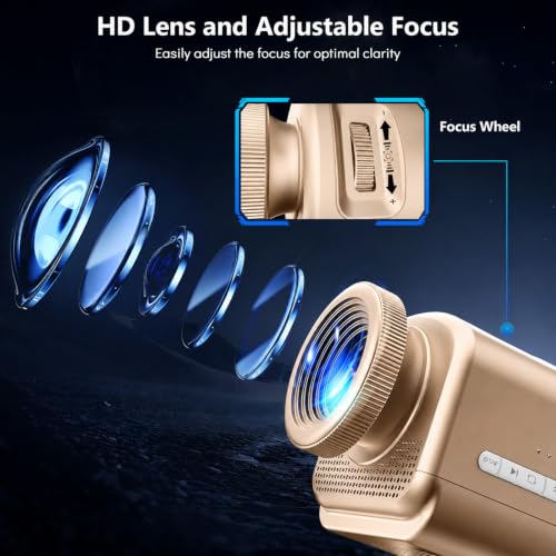 3D Projector 60 Themes HD 3D Galaxy Projector with Bluetooth Speaker & Remote