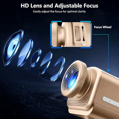 3D Projector 60 Themes HD 3D Galaxy Projector with Bluetooth Speaker & Remote