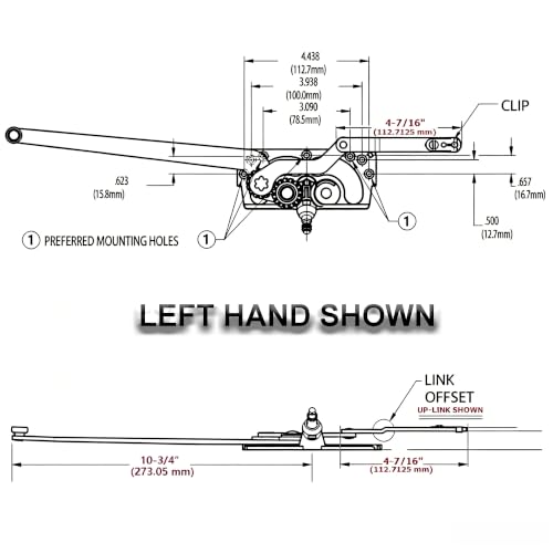 Dual Arm Casement Window Operator