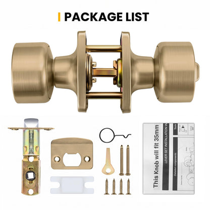 Champagne Bronze Door Knobs Interior (Champagne Bronze)