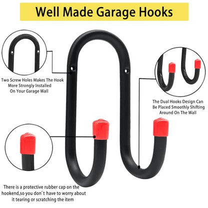 4 Packs Heavy Duty Metal Wall Hooks