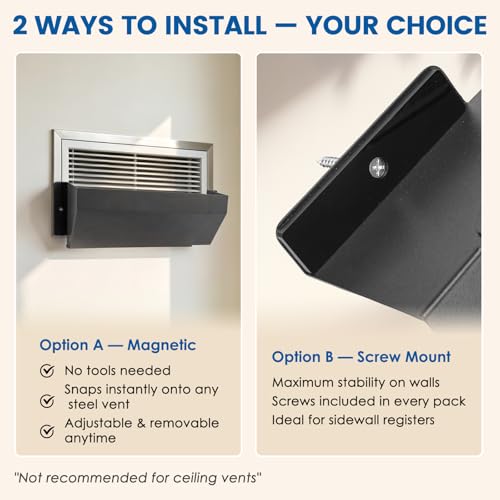 Metal Air Vent Deflector for Floor & Wall Registers