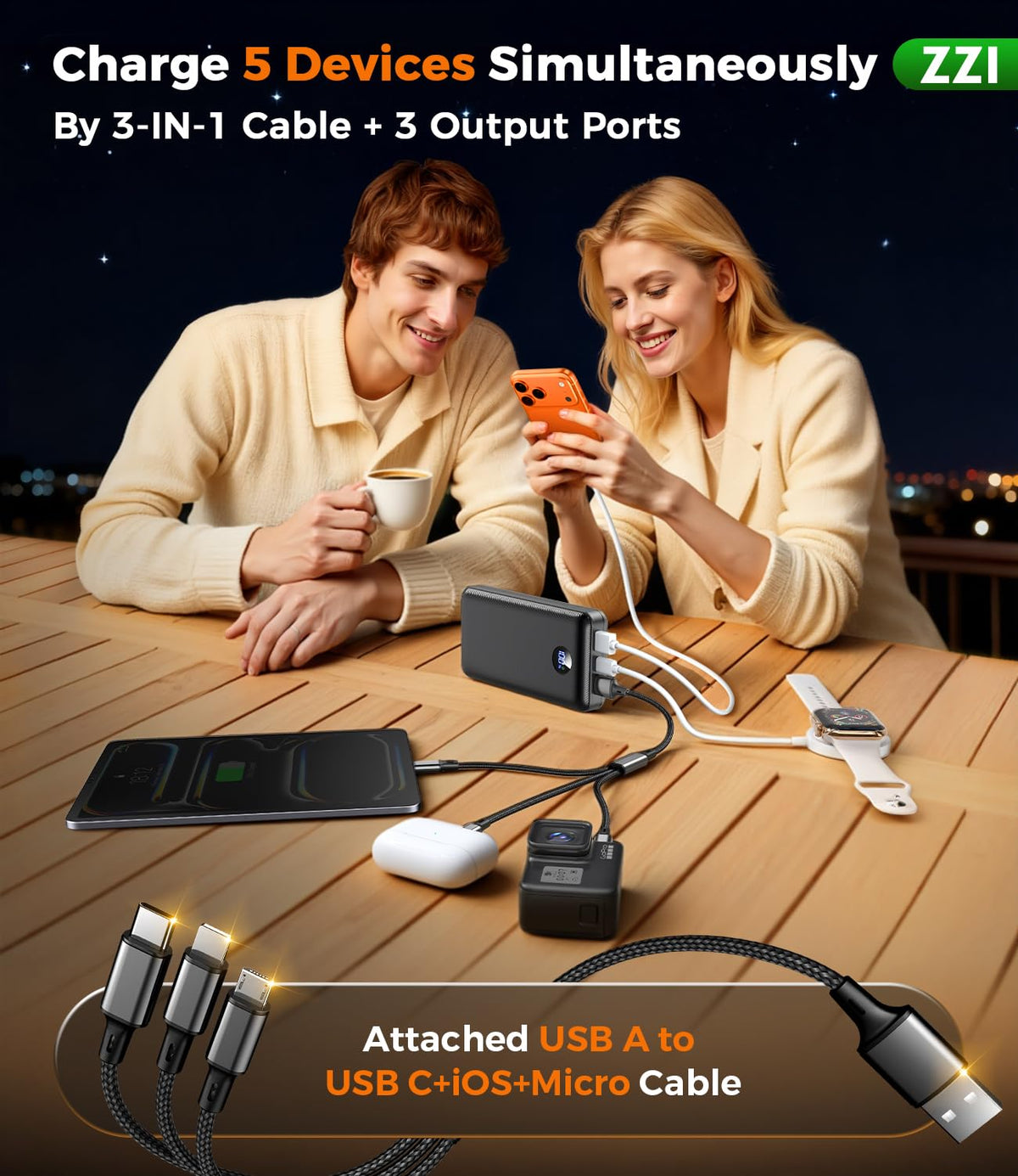 Portable Charger Power Bank 60000mAh