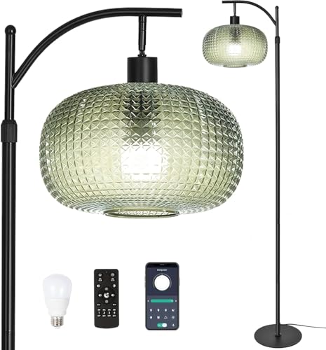 Glass Floor Lamp for Living Room