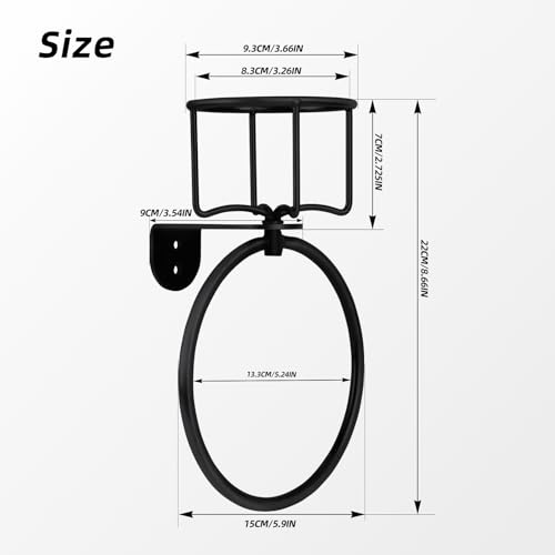 Towel Hook Bath Towel Ring with Shelf