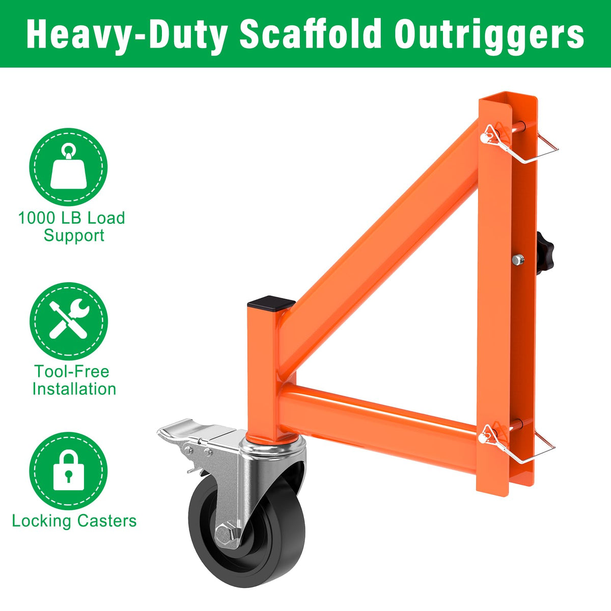 4 Pack Scaffold Outriggers for Baker Scaffolding (Fixed Scaffold Outriggers)