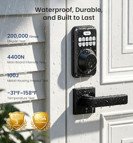 DK01 B Keyless Entry Deadbolt Lock with Handle Set