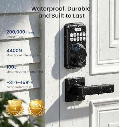 DK01 B Keyless Entry Deadbolt Lock with Handle Set