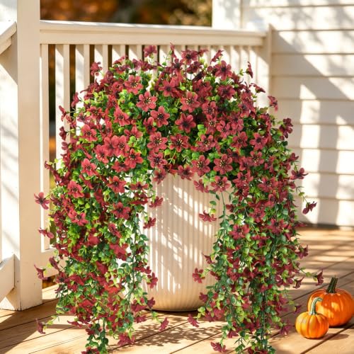 Artificial Fake Hanging Flowers Plants for Outdoor Summer Decoration