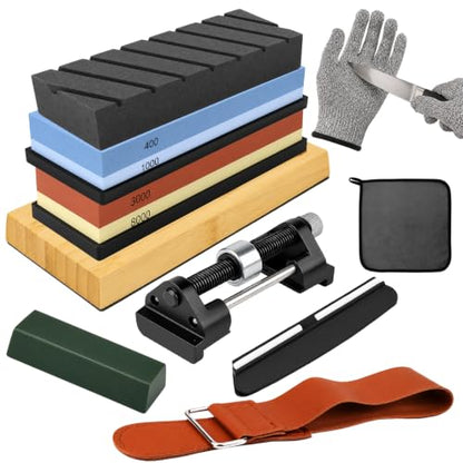 Knife Sharpening Stone Set